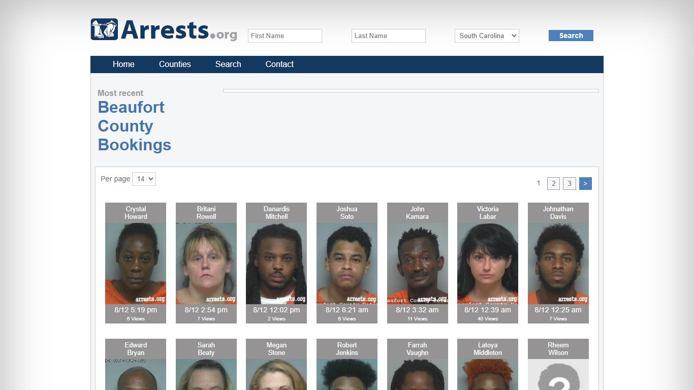 Beaufort County Arrests and Inmate Search