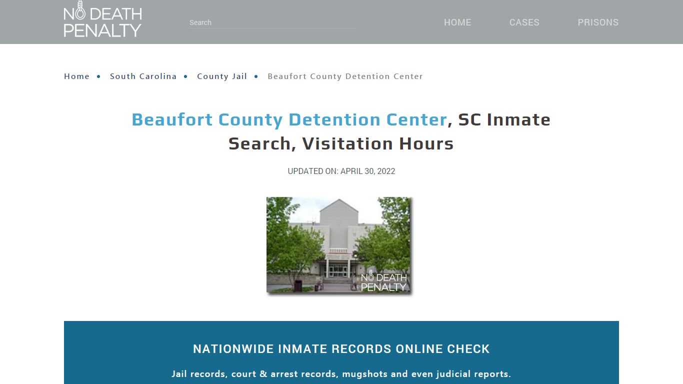 Beaufort County Detention Center, SC Inmate Search ...